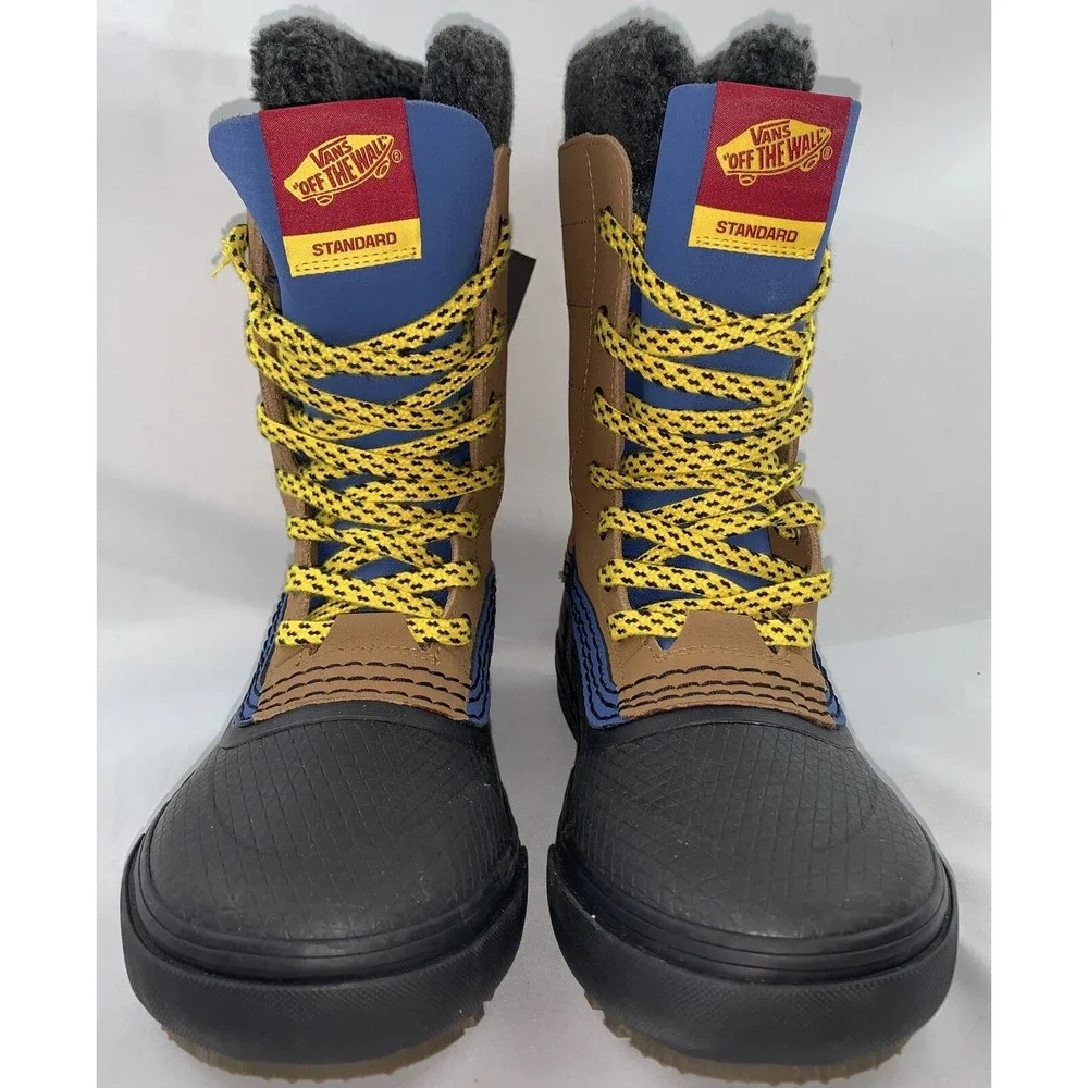 Vans Standard Snow MTE Boots Brown Charcoal Ski Boots NWT 8.5 - Picture 3 of 7